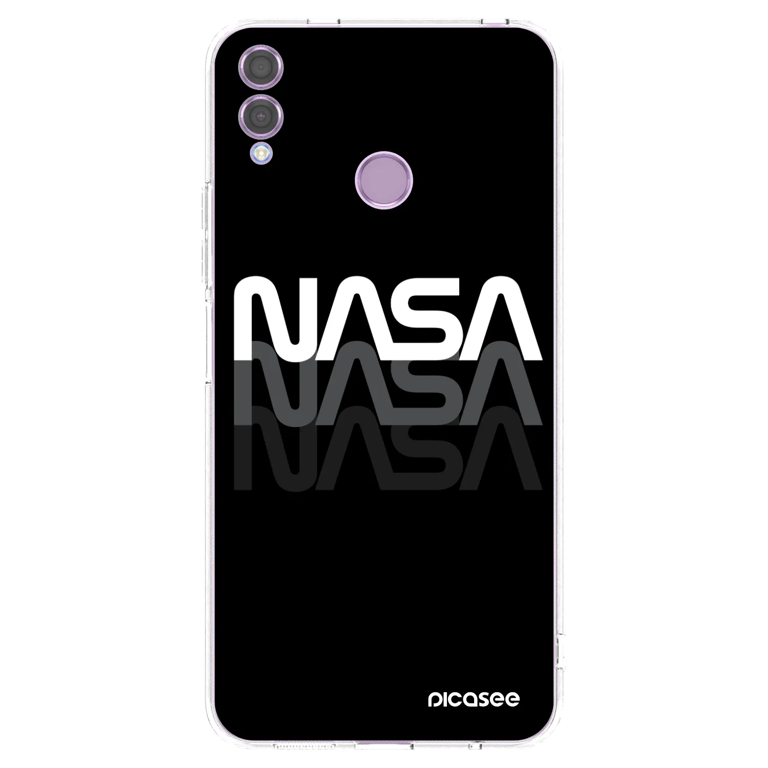 Picasee Honor 8X Hülle - Transparentes Silikon - NASA Triple