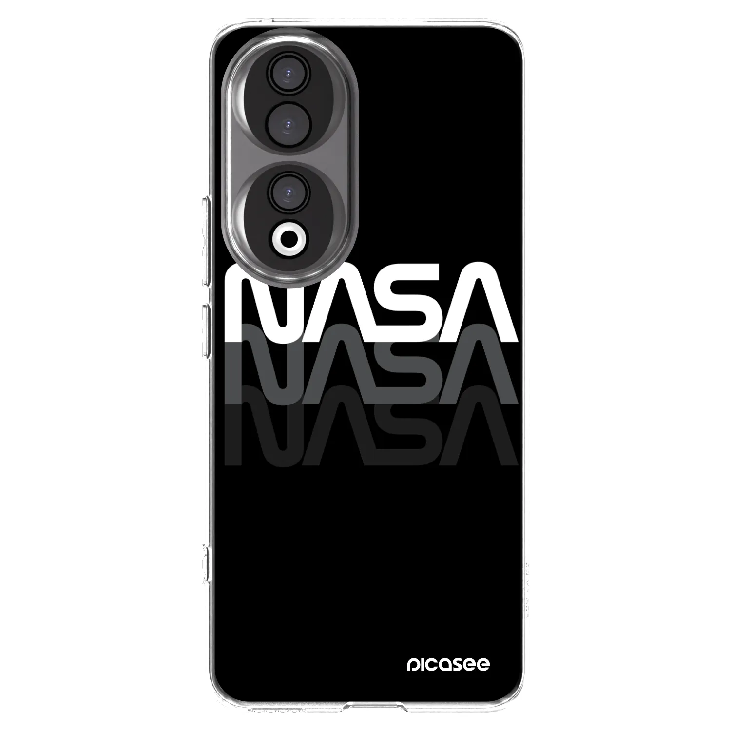 Picasee Honor 90 5G Hülle - Transparentes Silikon - NASA Triple