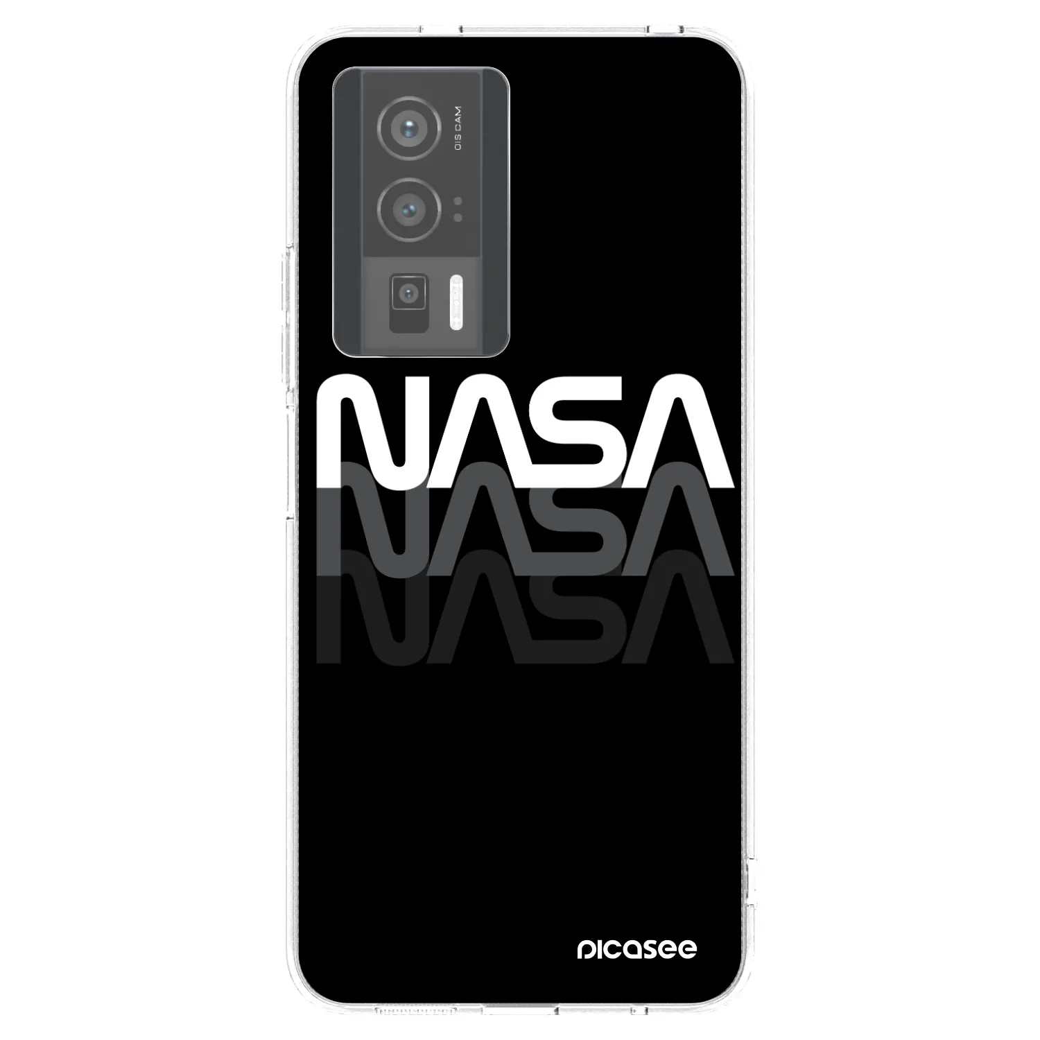 Picasee Xiaomi Poco F5 Pro 5G Hülle - Transparentes Silikon - NASA Triple