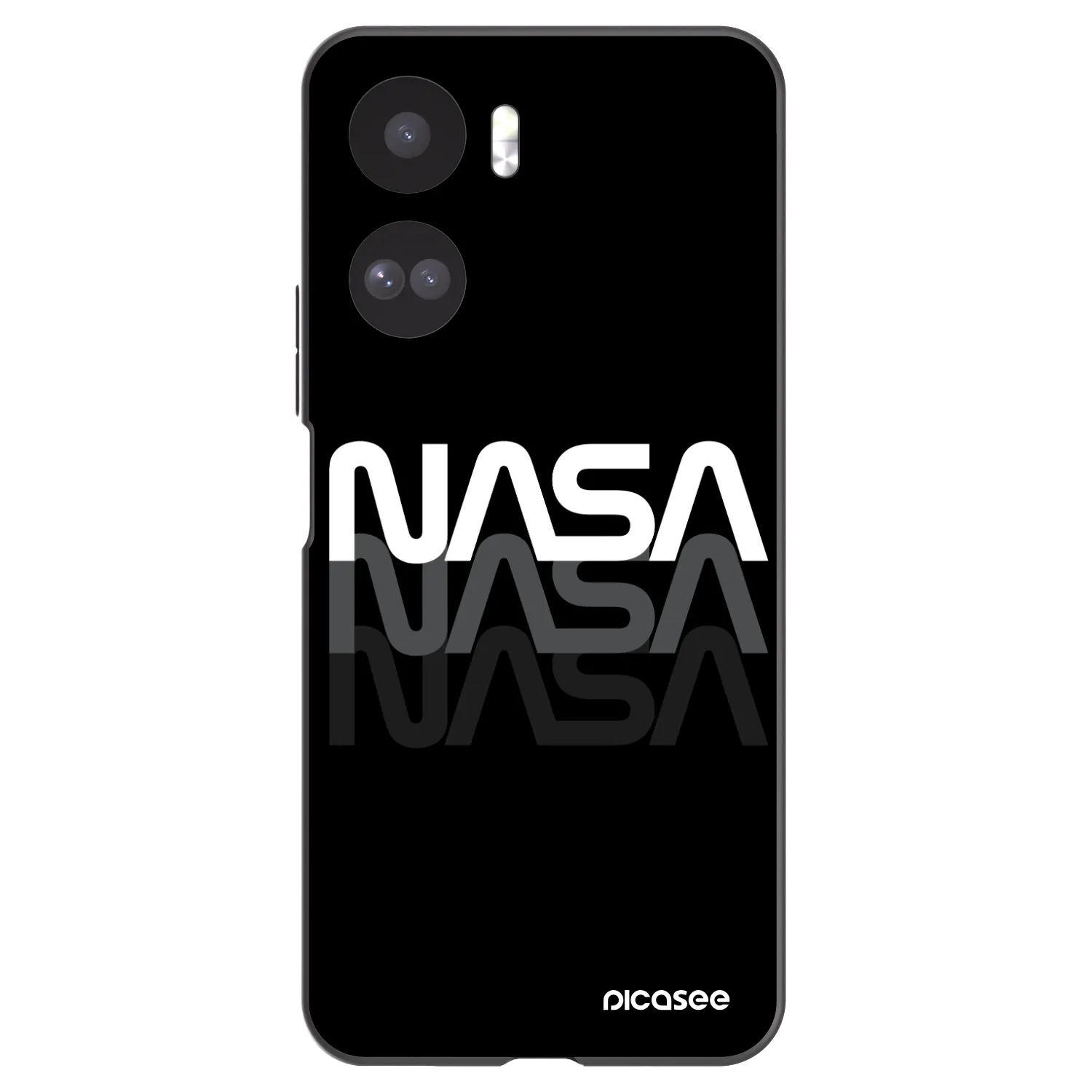 Picasee Honor 90 Lite 5G Hülle - Schwarzes Silikon - NASA Triple