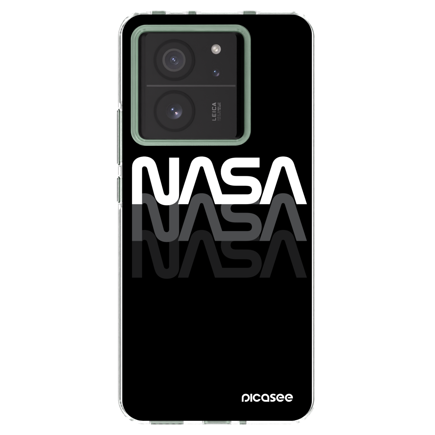 Picasee Xiaomi 13T Hülle - Transparentes Silikon - NASA Triple