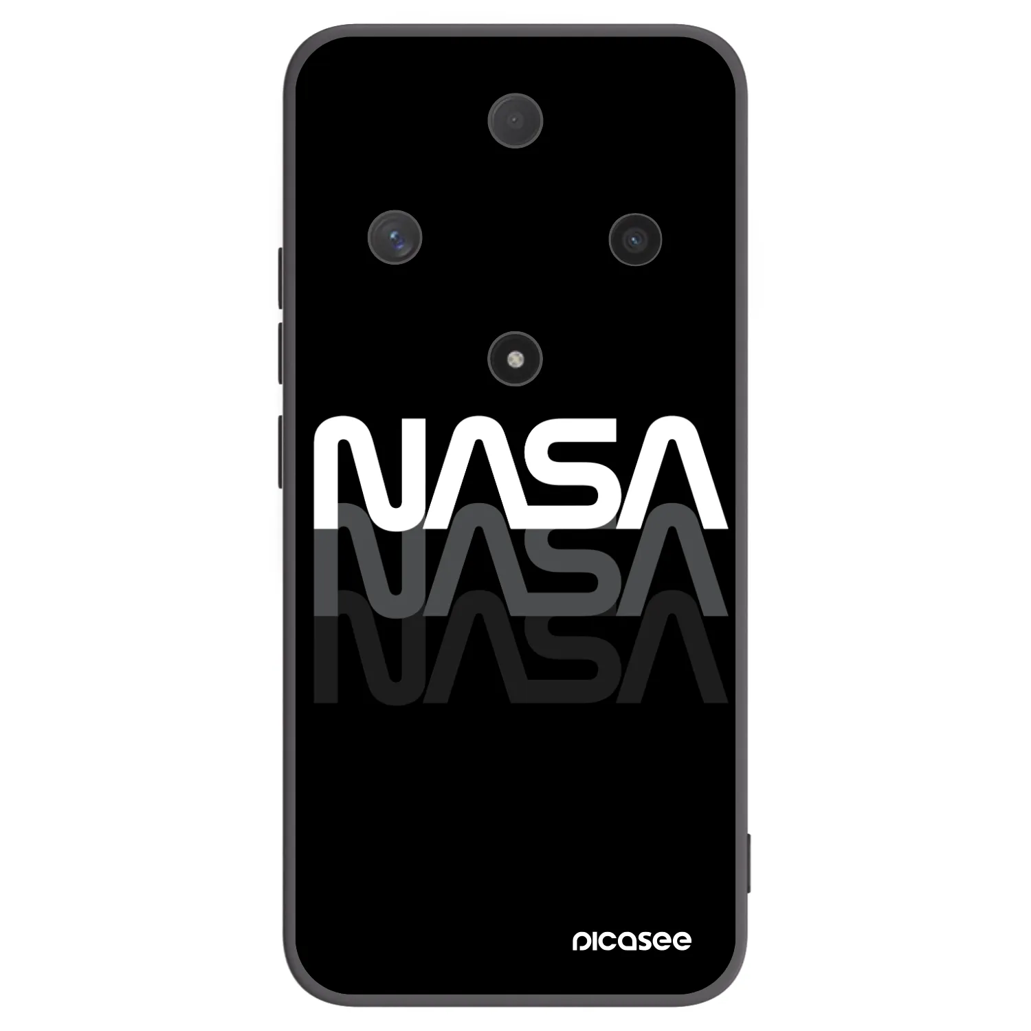 Picasee Honor Magic6 Lite 5G Hülle - Schwarzes Silikon - NASA Triple