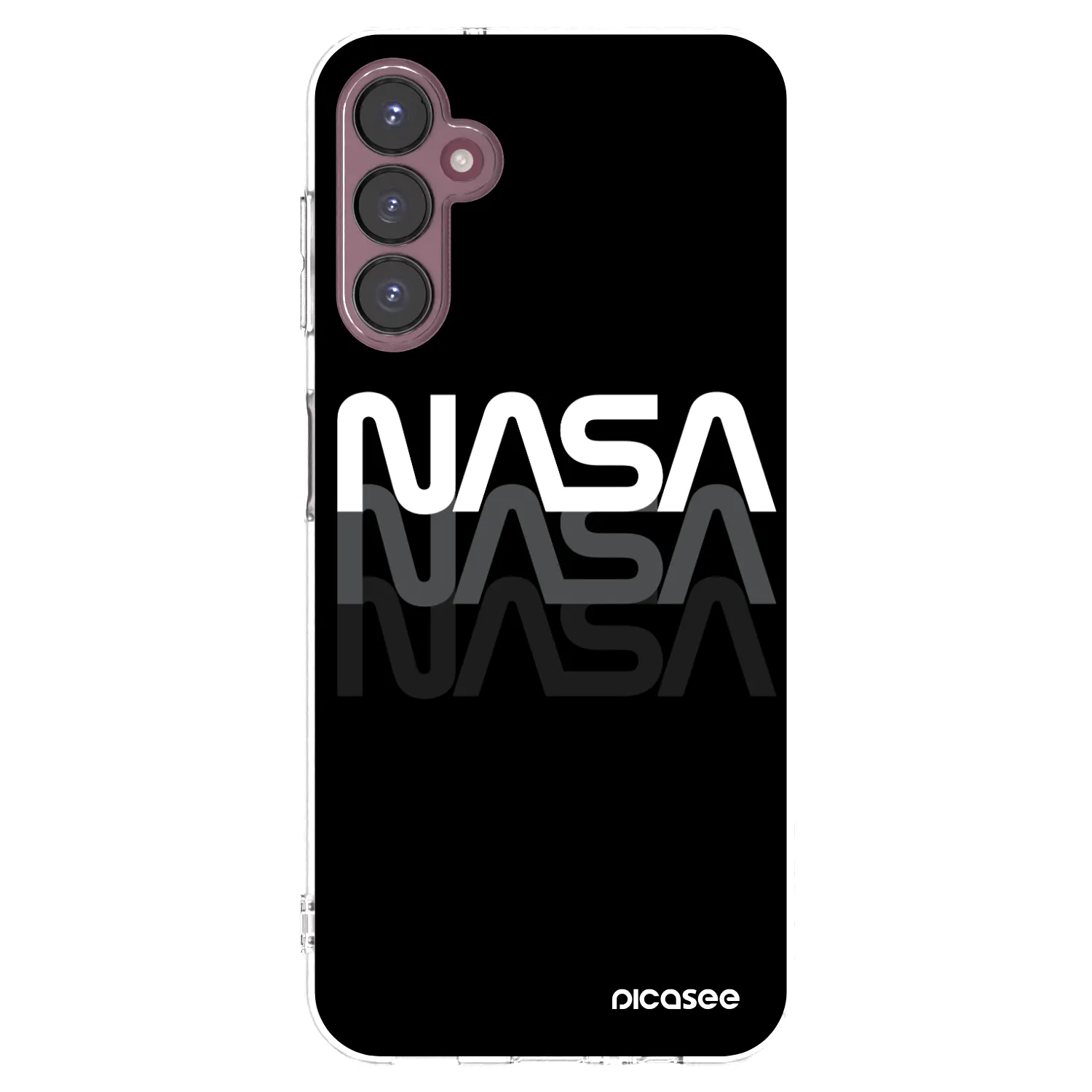 Picasee Samsung Galaxy A05s A057G Hülle - Transparentes Silikon - NASA Triple