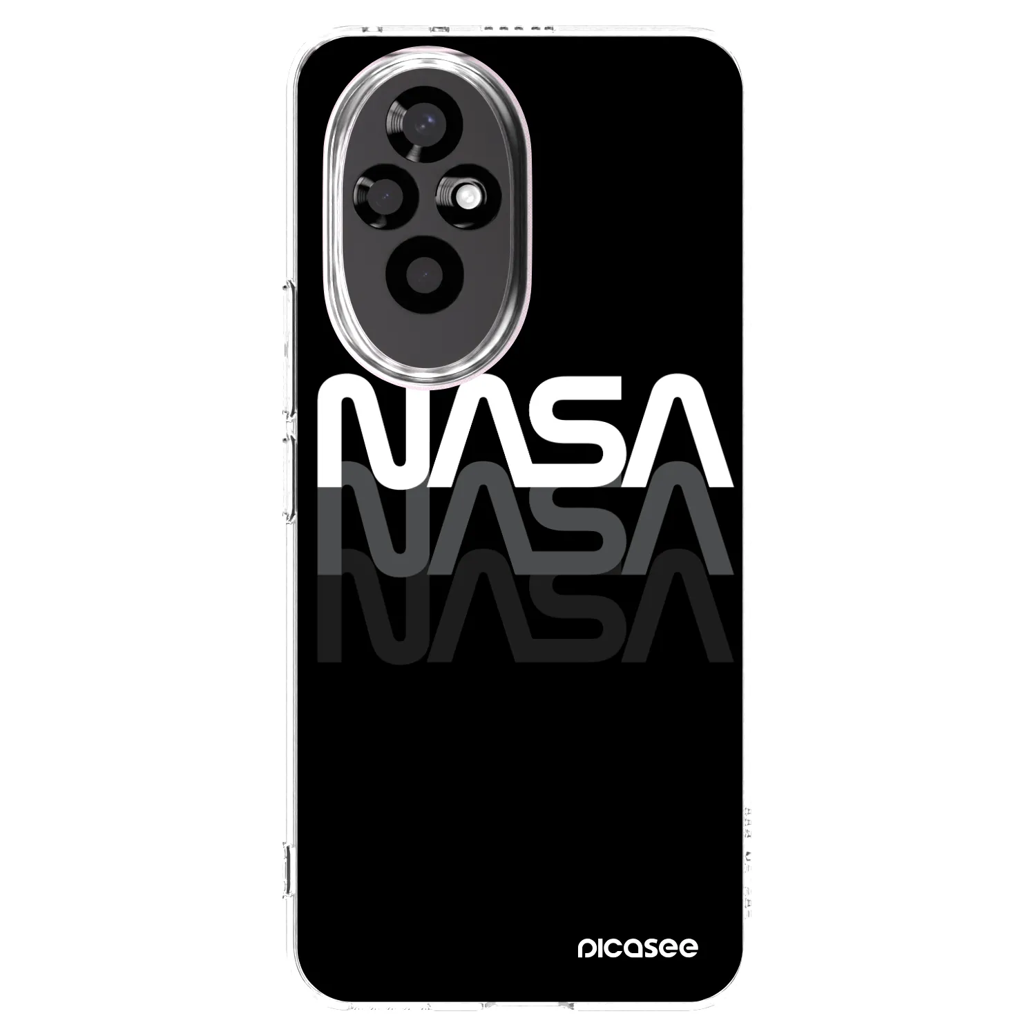 Picasee Honor 200 Pro 5G Hülle - Transparentes Silikon - NASA Triple