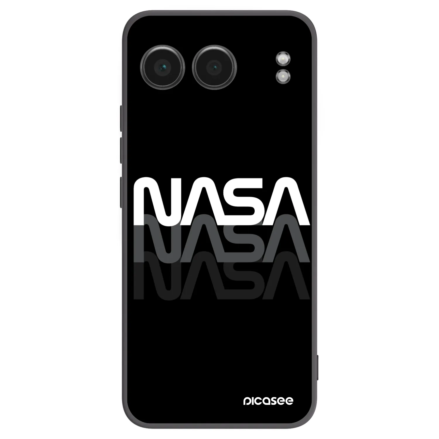 Picasee OnePlus Nord 4 Hülle - Schwarzes Silikon - NASA Triple