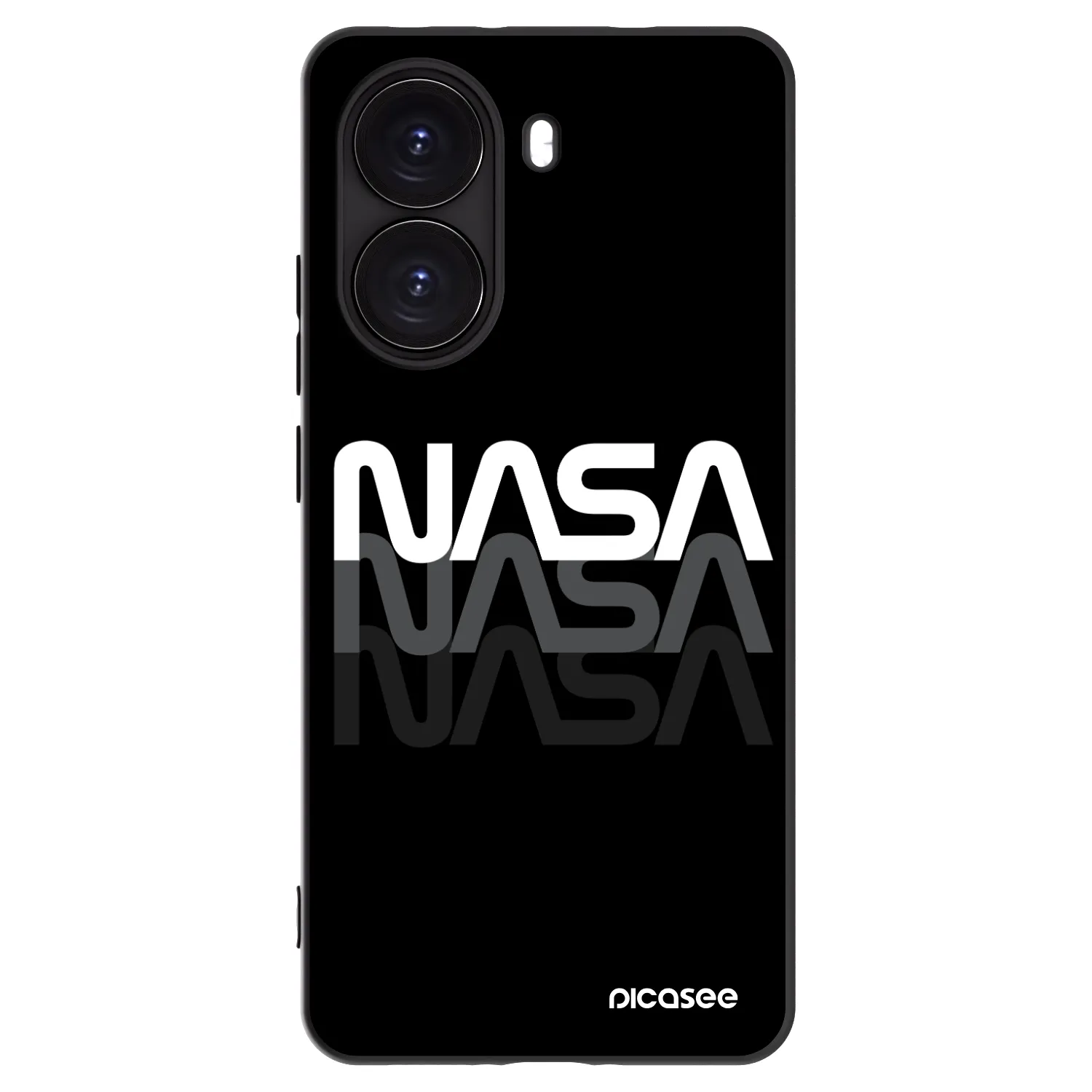 Picasee Xiaomi Poco X7 Pro 5G Hülle - Schwarzes Silikon - NASA Triple