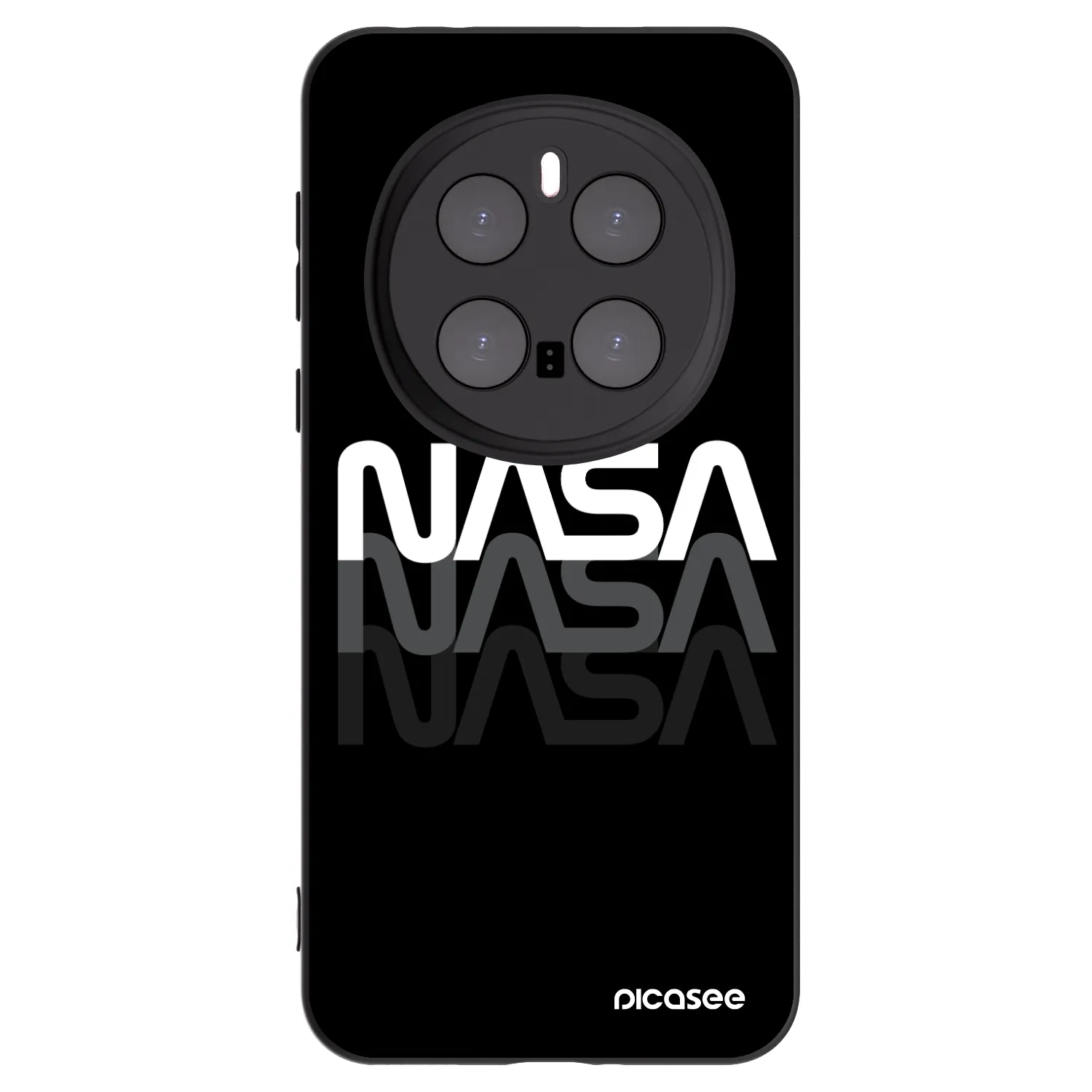 Picasee Honor Magic7 Pro 5G Hülle - Schwarzes Silikon - NASA Triple