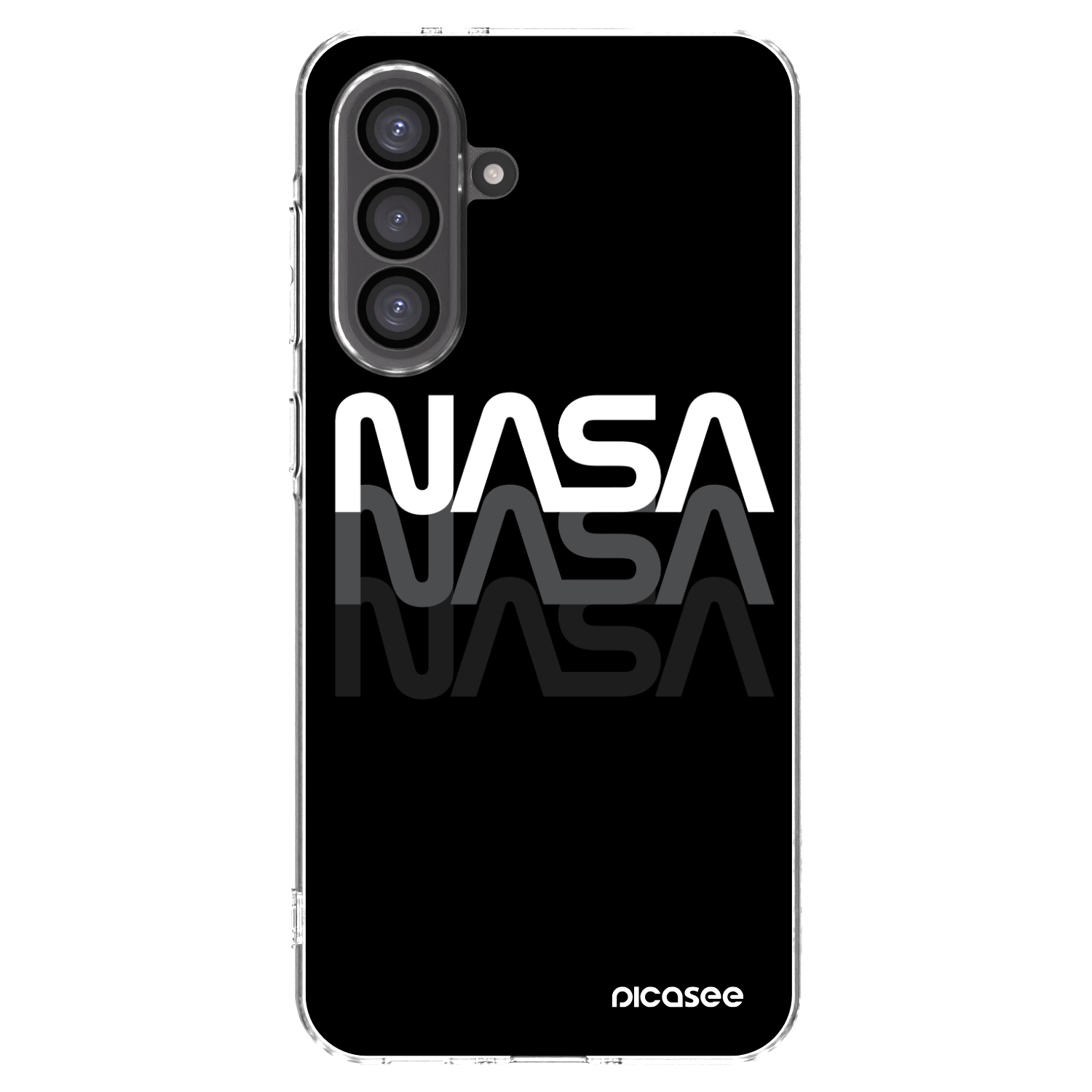 Picasee Samsung Galaxy A36 5G Hülle - Transparentes Silikon - NASA Triple