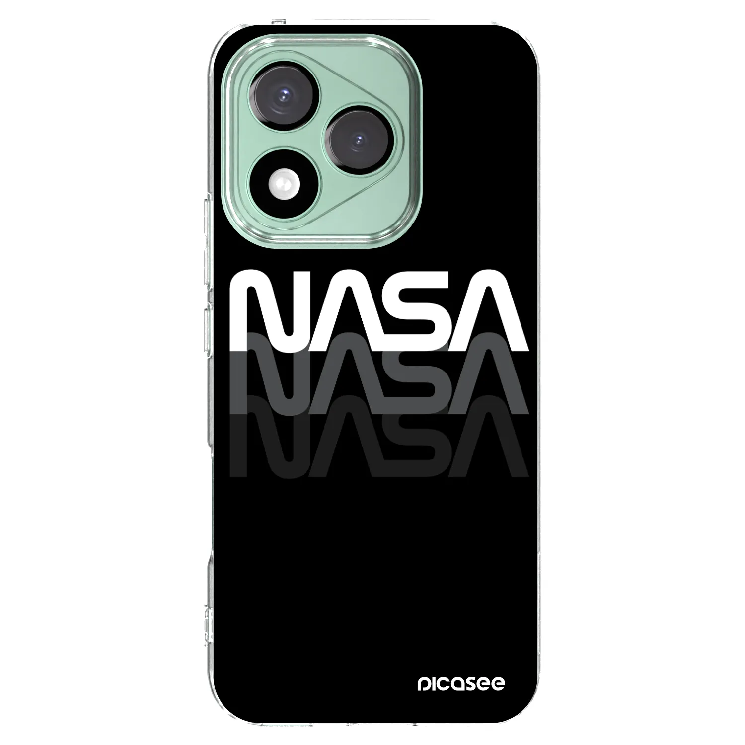 Picasee Honor 400 Lite 5G Hülle - Transparentes Silikon - NASA Triple