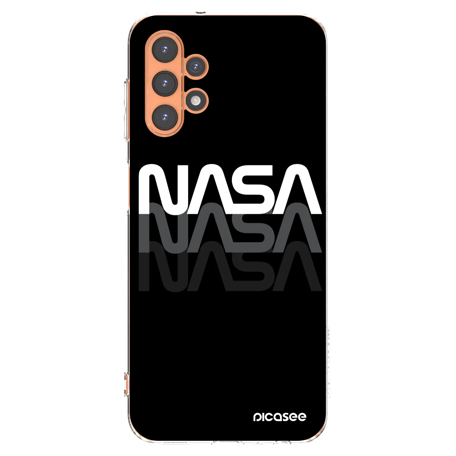 Picasee Samsung Galaxy A13 5G Hülle - Transparentes Silikon - NASA Triple