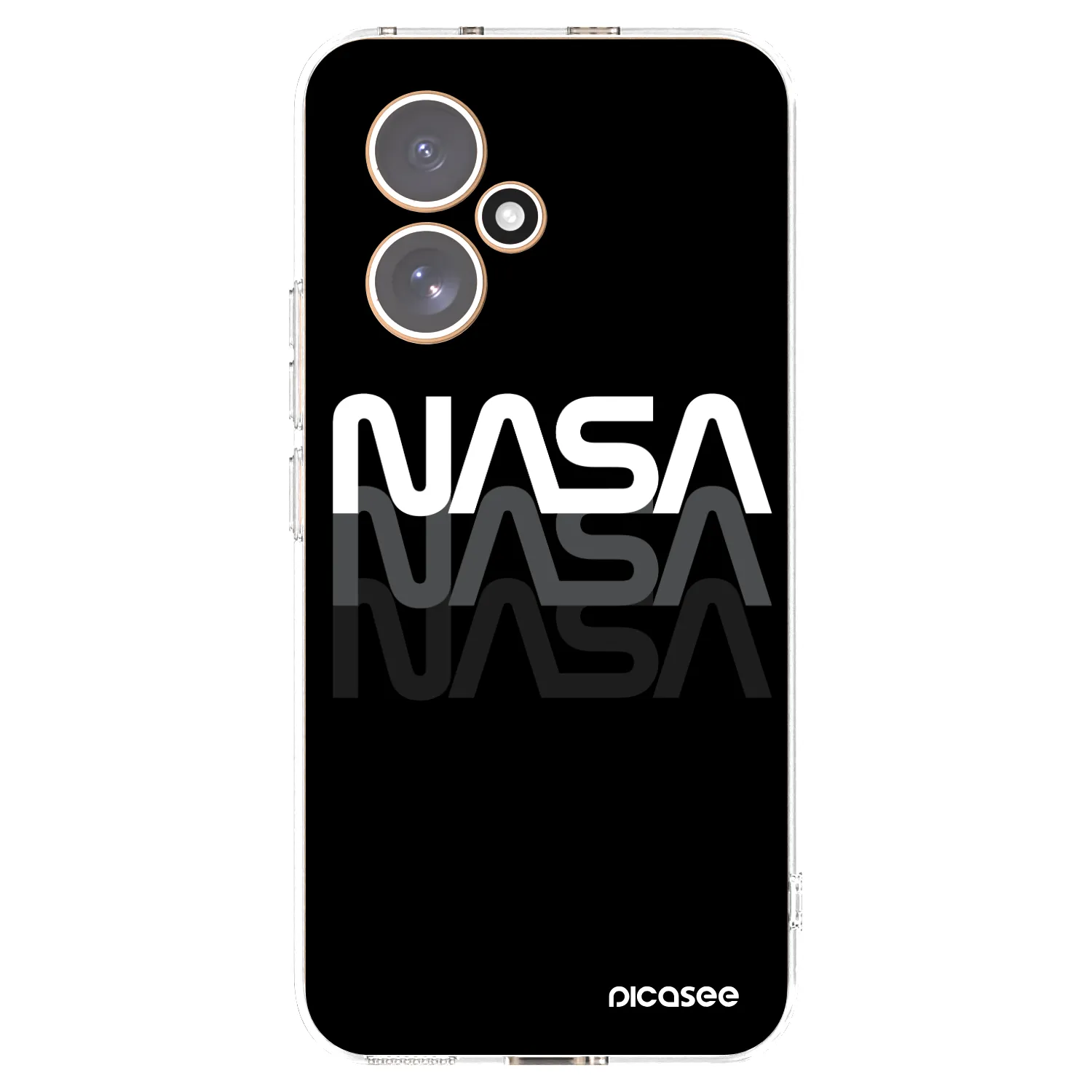 Picasee Honor 400 5G Hülle - Transparentes Silikon - NASA Triple