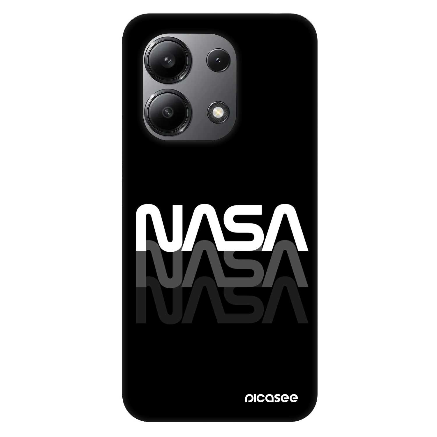 Picasee Fashion Case für Xiaomi Redmi Note 13 4G - NASA Triple