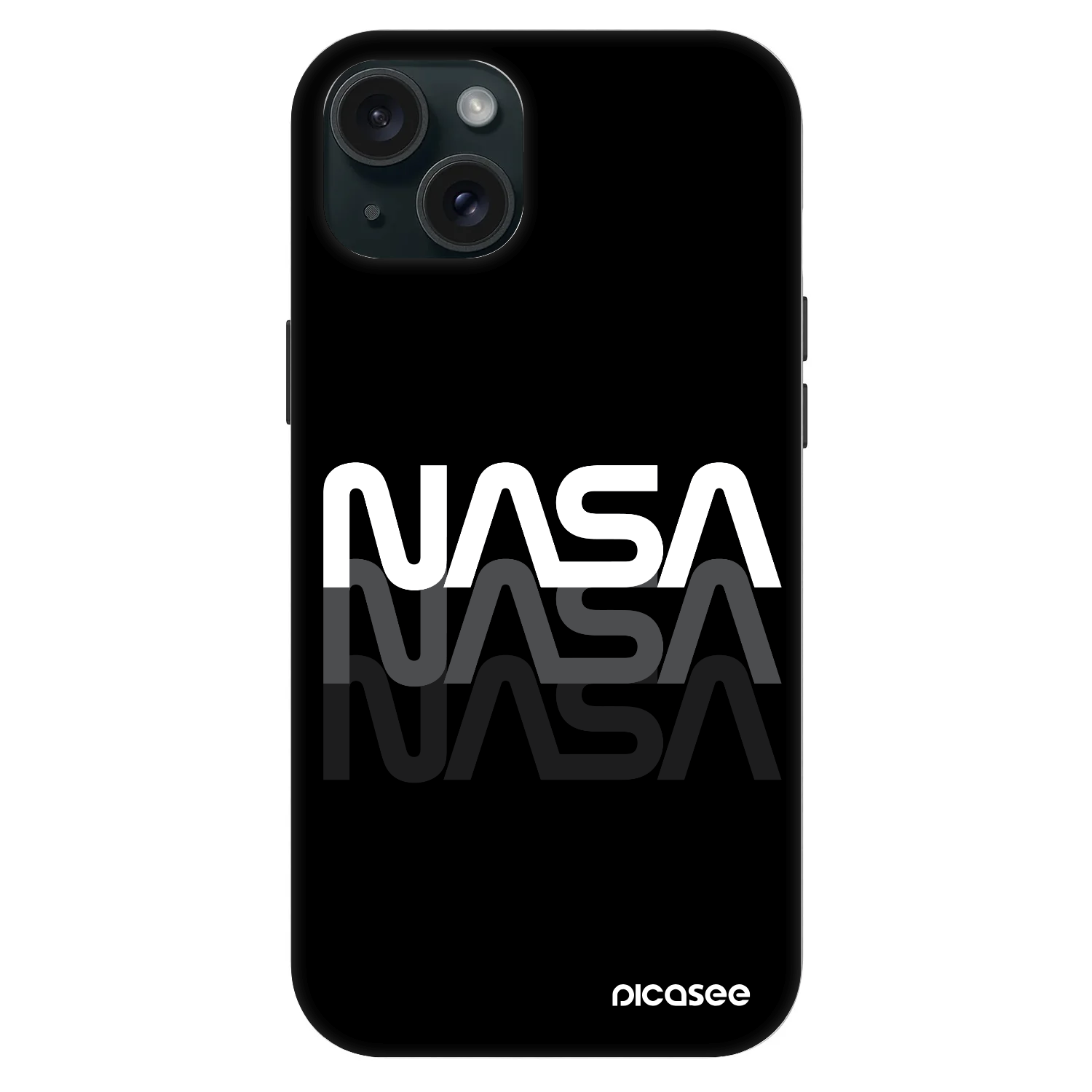Picasee Fashion Case MagSafe für Apple iPhone 15 Plus - NASA Triple