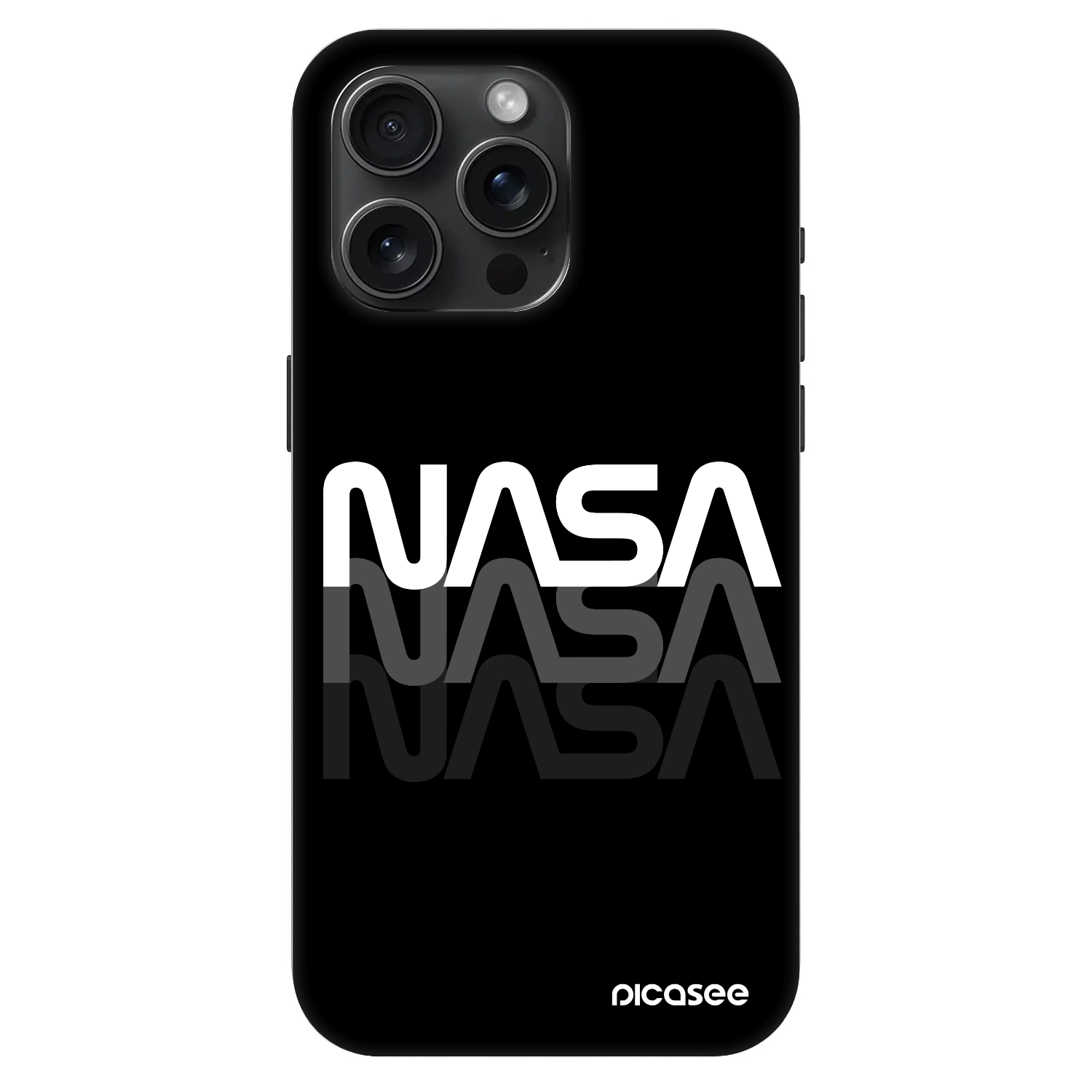 Picasee Fashion Case MagSafe für Apple iPhone 15 Pro Max - NASA Triple