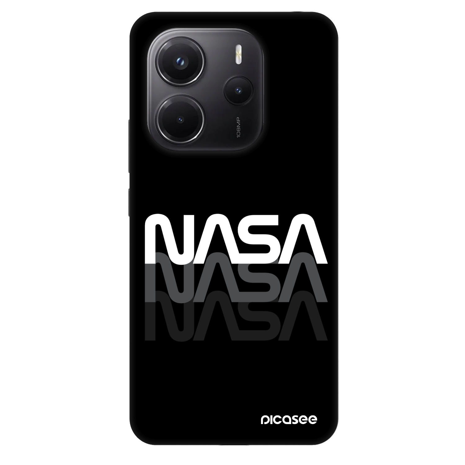 Picasee Fashion Case für Xiaomi Redmi Note 14 4G - NASA Triple