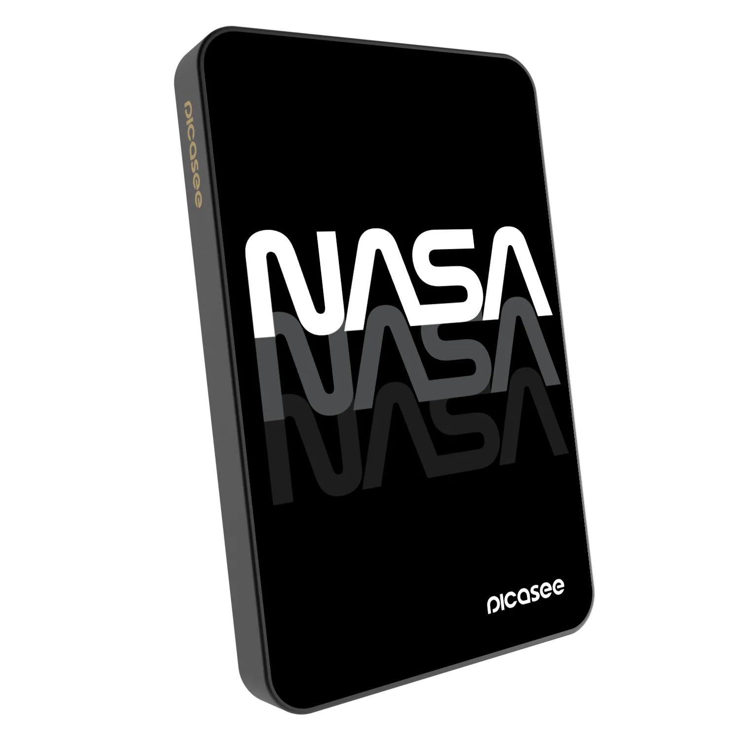 Picasee Powerbank mit MagSafe 5 000 mAh Grau - NASA Triple