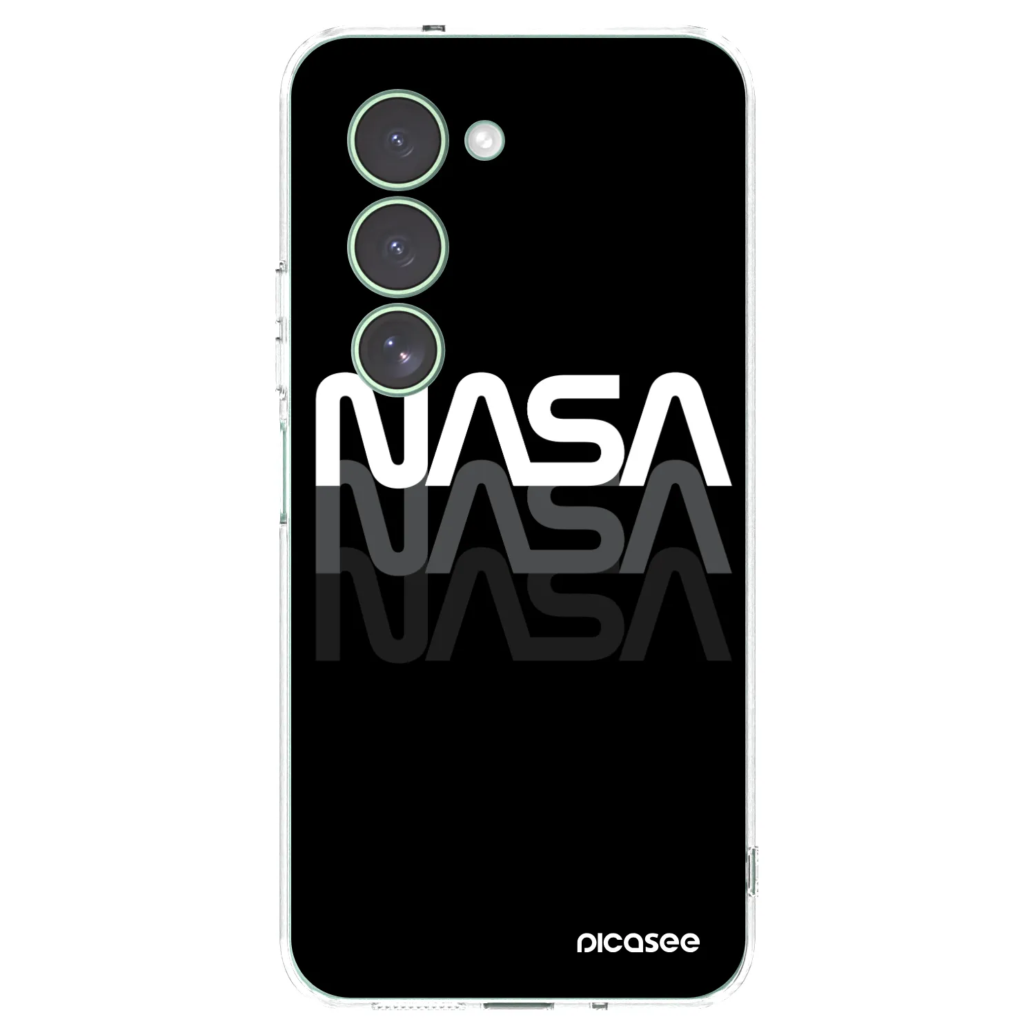 Picasee Xiaomi Redmi 15 5G Hülle - Transparentes Silikon - NASA Triple