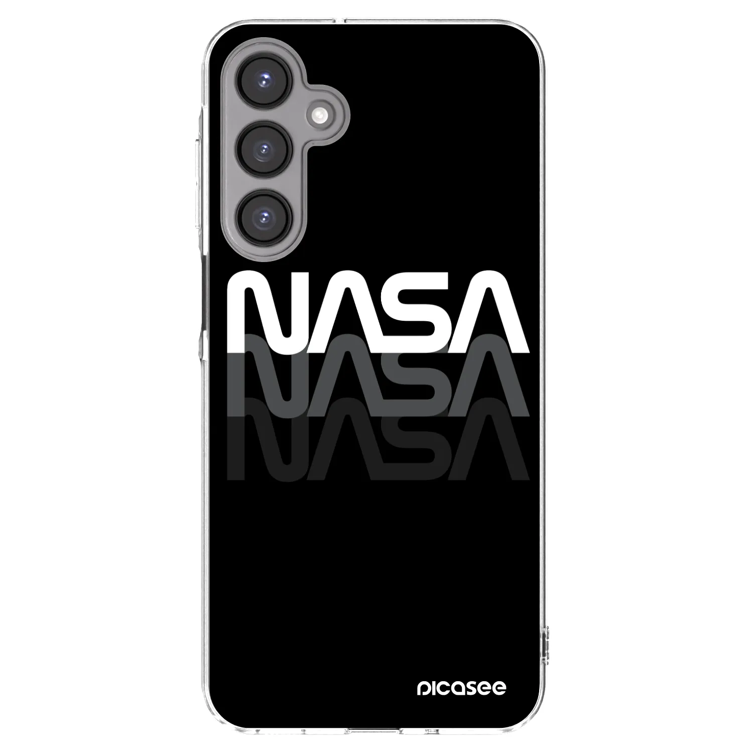 Picasee Samsung Galaxy A16 4G Hülle - Transparentes Silikon - NASA Triple
