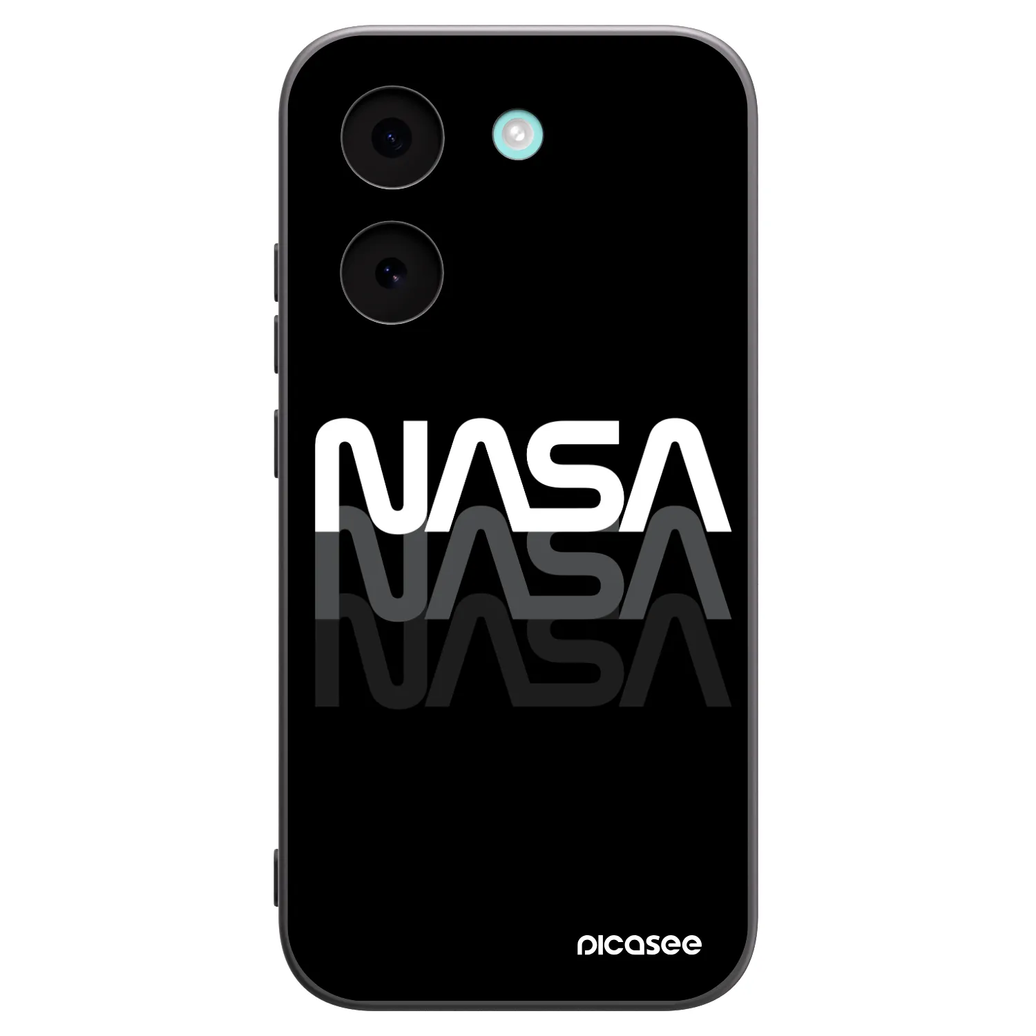 Picasee Xiaomi Poco X8 Pro Hülle - Schwarzes Silikon - NASA Triple