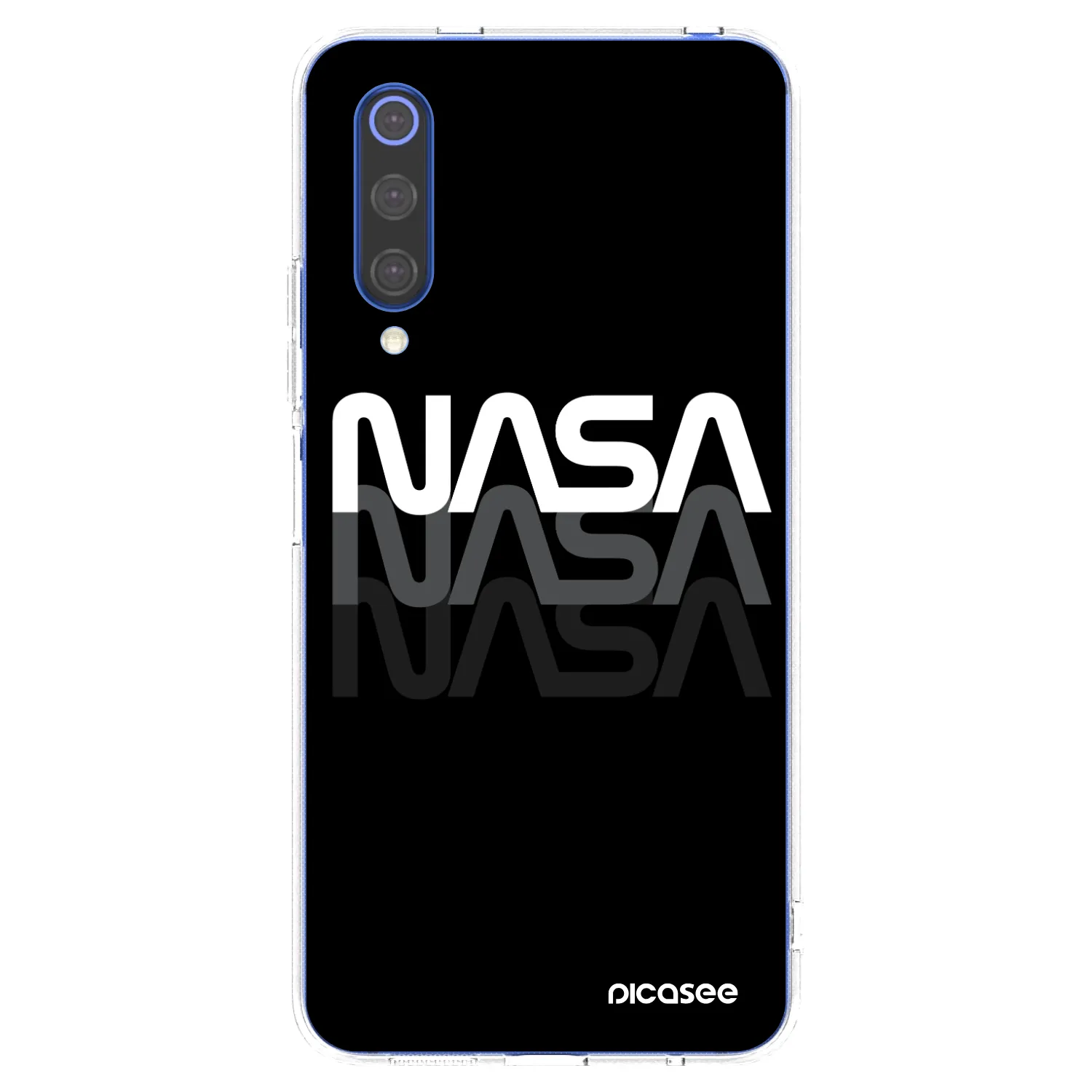 Picasee Xiaomi Mi 9 SE Hülle - Transparentes Silikon - NASA Triple