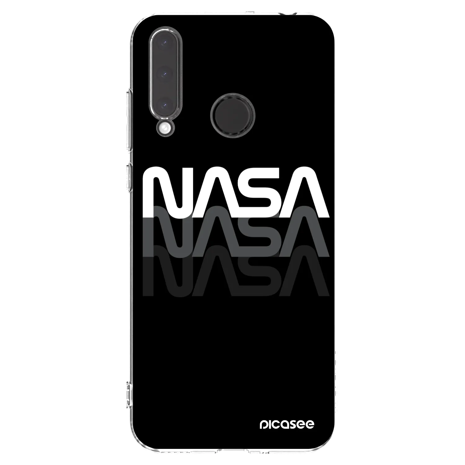 Picasee Honor 20 Lite Hülle - Transparentes Silikon - NASA Triple