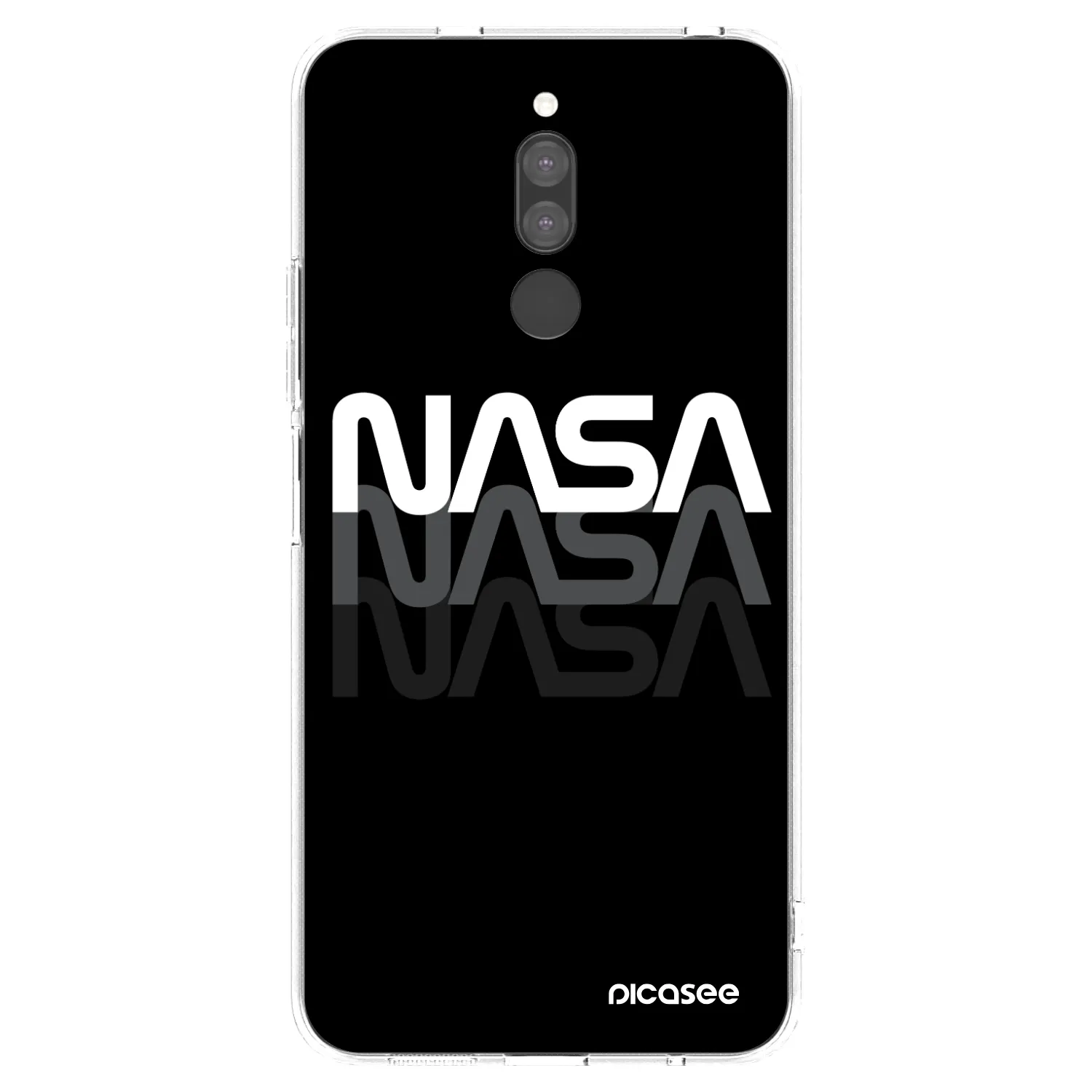Picasee Xiaomi Redmi 8 Hülle - Transparentes Silikon - NASA Triple