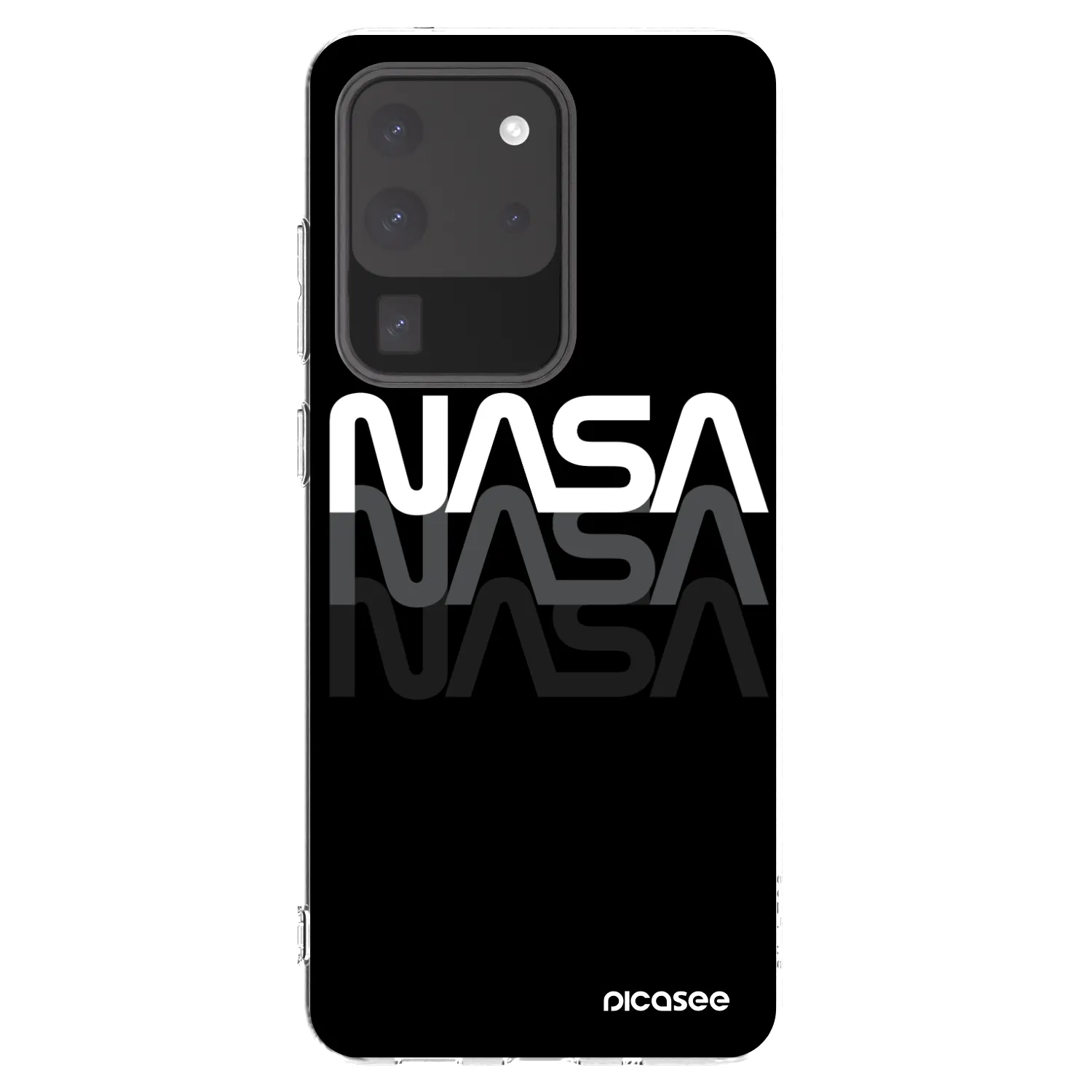 Picasee Samsung Galaxy S20 Ultra 5G G988F Hülle - Transparentes Silikon - NASA Triple