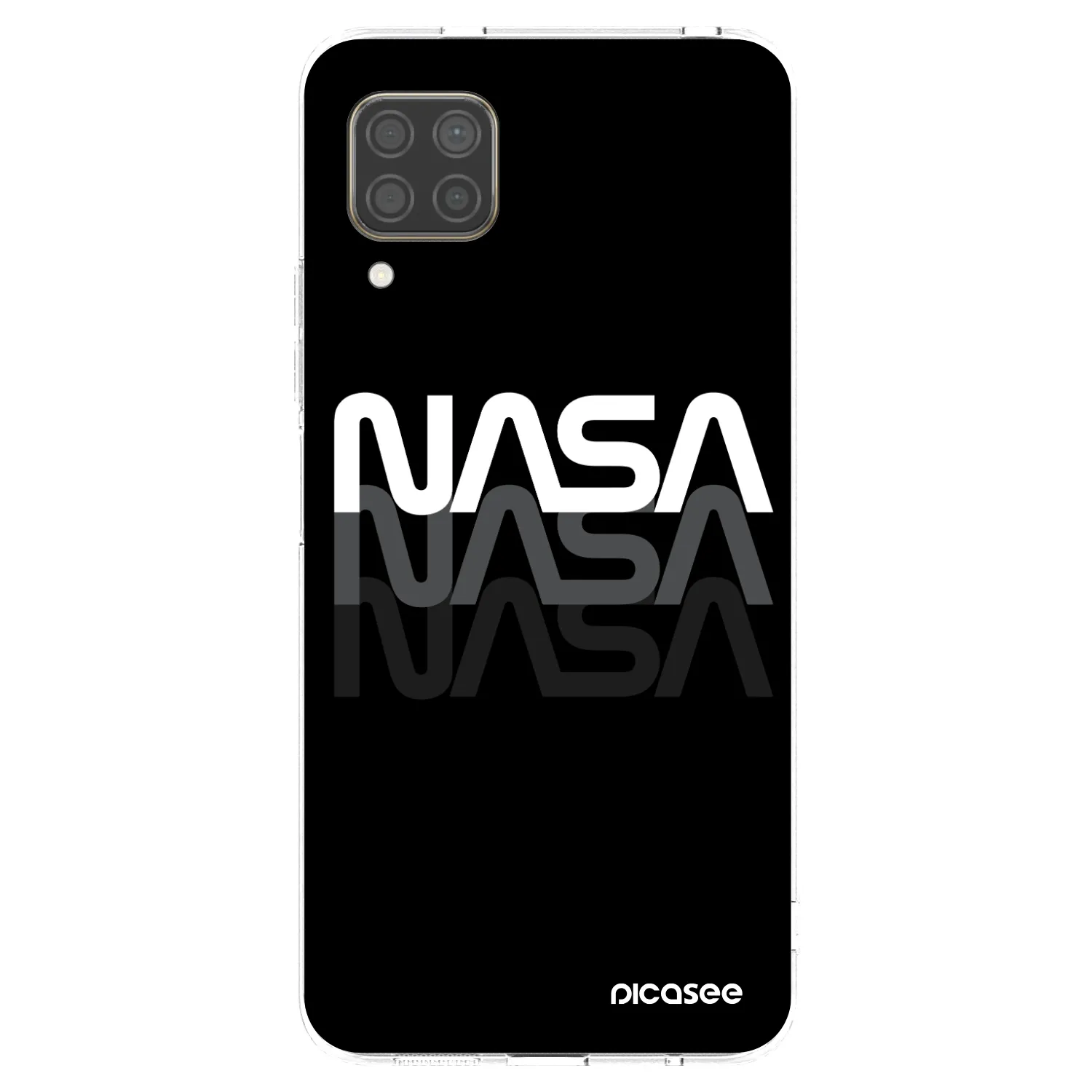 Picasee Huawei P40 Lite Hülle - Transparentes Silikon - NASA Triple