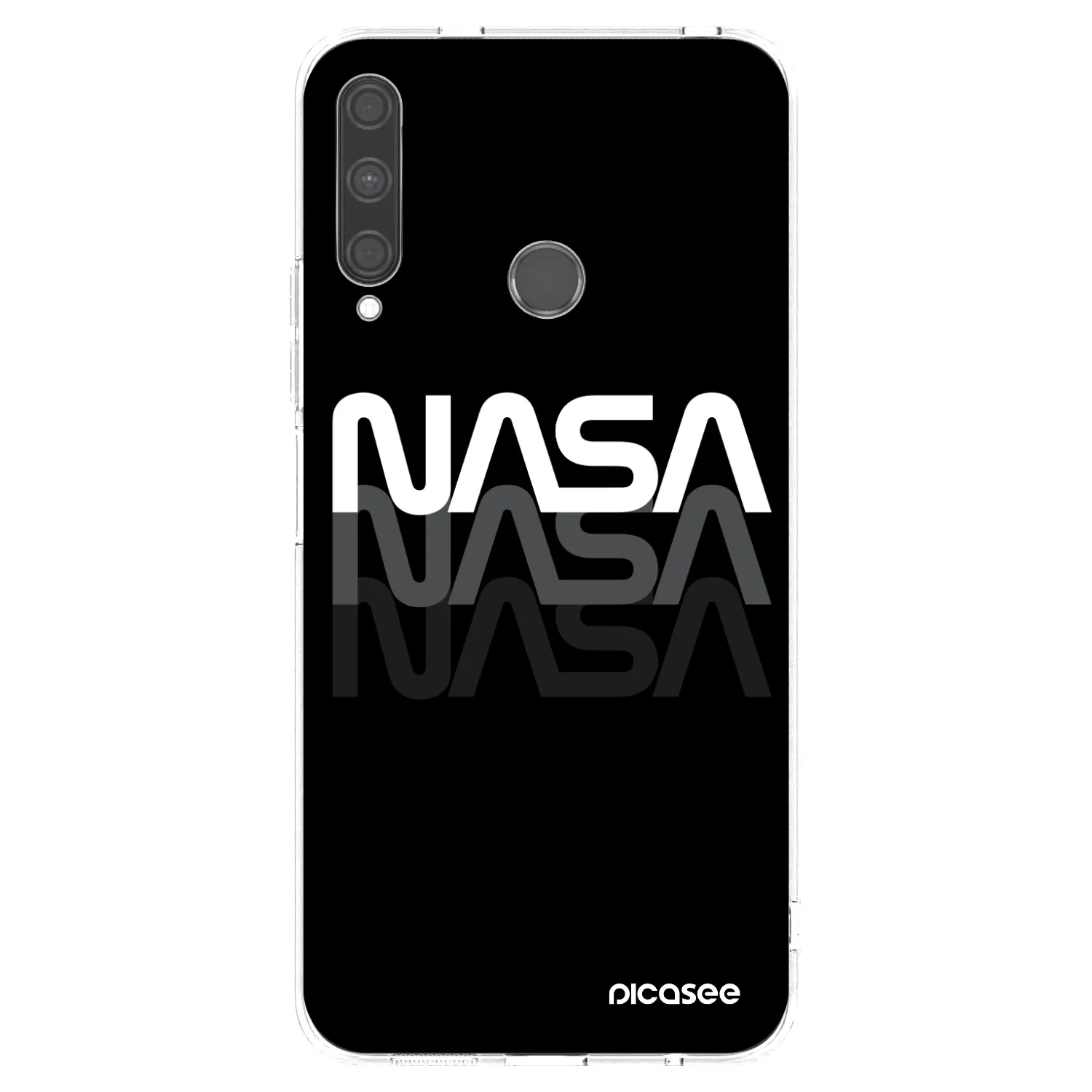 Picasee Huawei P40 Lite E Hülle - Transparentes Silikon - NASA Triple