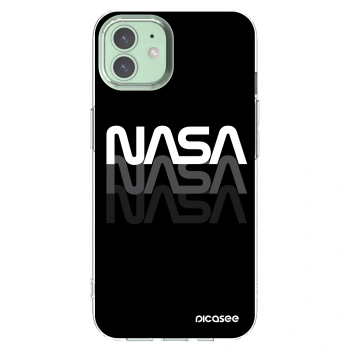 Picasee Apple iPhone 12 Hülle - Transparentes Silikon - NASA Triple