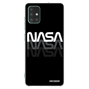 Picasee Samsung Galaxy M51 M515F Hülle - Transparentes Silikon - NASA Triple