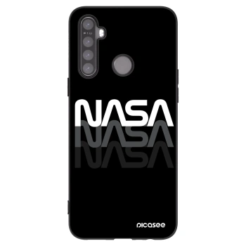 Picasee Realme 5 Hülle - Schwarzes Silikon - NASA Triple