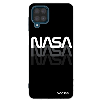 Picasee Samsung Galaxy A12 A125F Hülle - Transparentes Silikon - NASA Triple