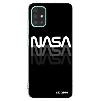 Picasee Samsung Galaxy M31s Hülle - Transparentes Silikon - NASA Triple