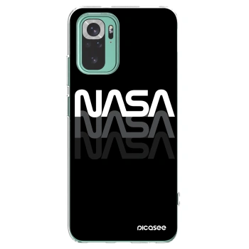 Picasee Xiaomi Redmi Note 10 Pro Hülle - Transparentes Silikon - NASA Triple