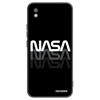 Picasee Xiaomi Redmi 9AT Hülle - Schwarzes Silikon - NASA Triple