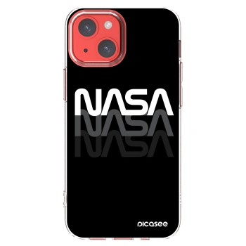 Picasee Apple iPhone 13 mini Hülle - Transparentes Silikon - NASA Triple