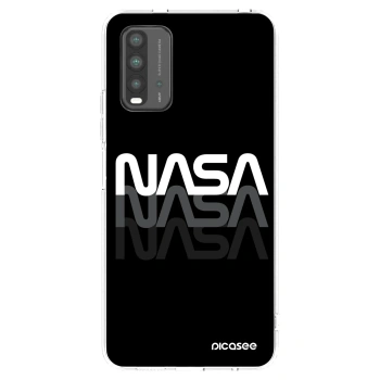 Picasee Xiaomi Redmi 9T Hülle - Schwarzes Silikon - NASA Triple
