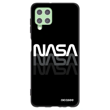 Picasee Samsung Galaxy A22 A225F 4G Hülle - Schwarzes Silikon - NASA Triple