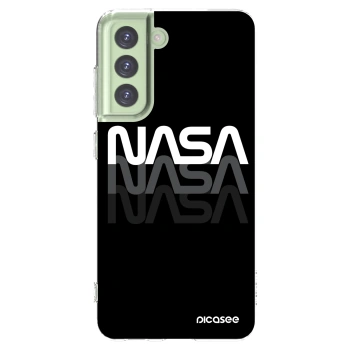 Picasee Samsung Galaxy S21 FE 5G Hülle - Transparentes Silikon - NASA Triple