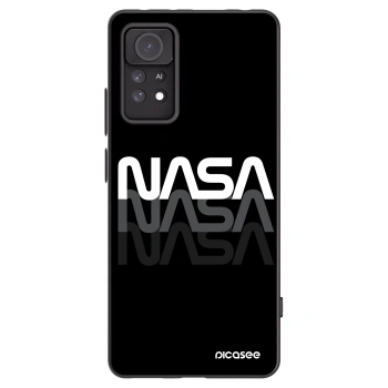 Picasee Xiaomi Redmi Note 11 Pro Hülle - Schwarzes Silikon - NASA Triple