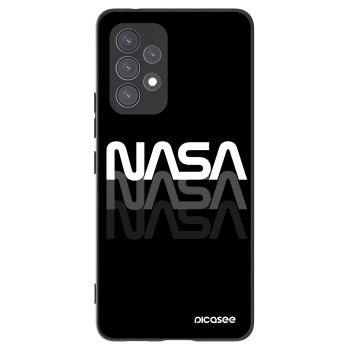 Picasee Samsung Galaxy A53 5G A536 Hülle - Schwarzes Silikon - NASA Triple