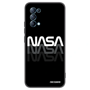 Picasee OPPO Reno 5 5G Hülle - Schwarzes Silikon - NASA Triple