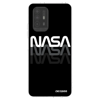 Picasee OPPO A94 5G Hülle - Transparentes Silikon - NASA Triple