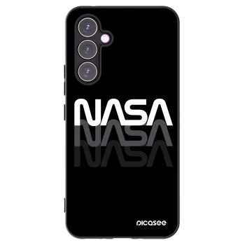 Picasee Samsung Galaxy A54 5G A546B Hülle - Schwarzes Silikon - NASA Triple