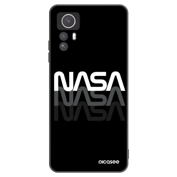 Picasee Xiaomi Redmi Note 12S Hülle - Schwarzes Silikon - NASA Triple