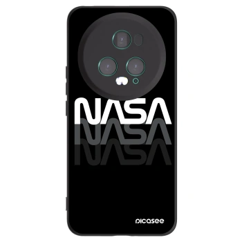 Picasee Honor Magic5 Pro Hülle - Schwarzes Silikon - NASA Triple