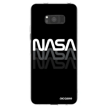 Picasee Samsung Galaxy S8 G950F Hülle - Transparentes Silikon - NASA Triple