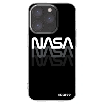 Picasee Apple iPhone 15 Pro Hülle - Transparentes Silikon - NASA Triple