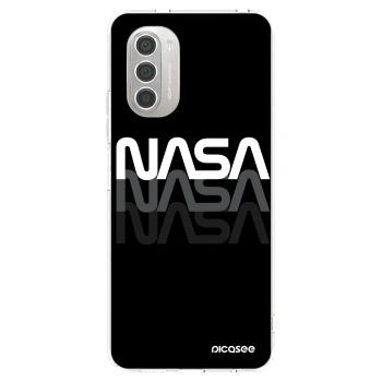 Picasee Motorola Moto G51 Hülle - Transparentes Silikon - NASA Triple